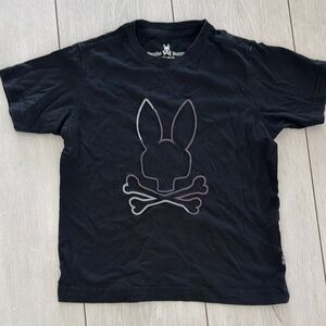 Psycho Bunny Kids Black T-Shirt 7/8